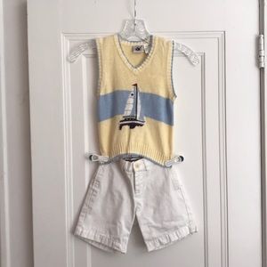 Never been worn shorts & vest outfit